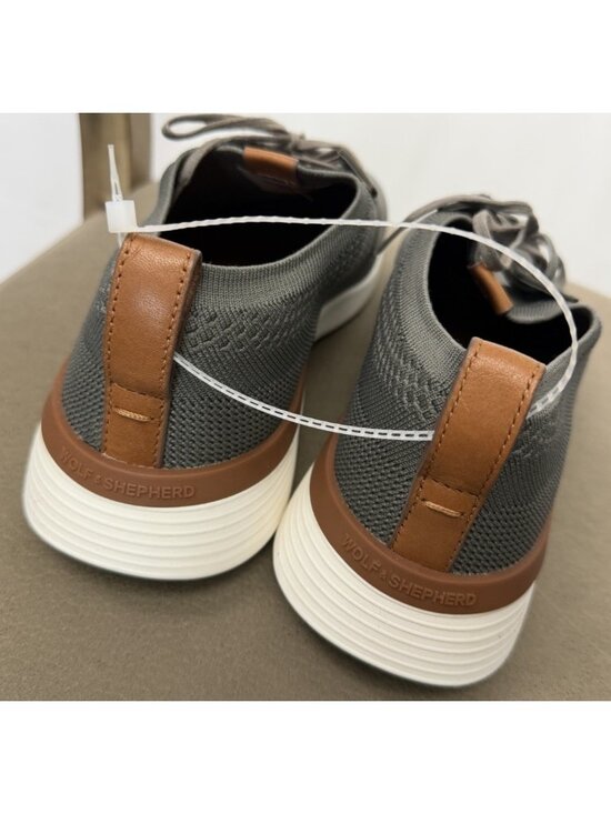 Wolf & Shepherd Swift NWOB $175 Men\'s Knit Derby Trainers Shoes Size 12 Gray main image 6